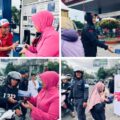 Gegana Brimob Polda Jabar Bagikan Ratusan Takjil di Jatinangor dan Rancaekek